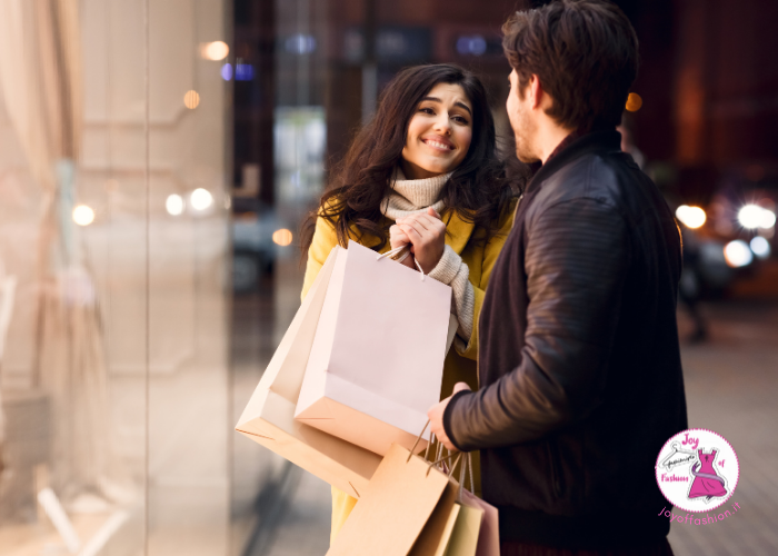 shopping con il fidanzato
