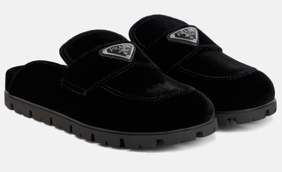 slippers prada