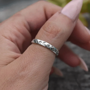 Anello Oro 14k Doppia Torsione – FASCIA Per Pollice O Dito, Fatto A Mano USA - Foto 2