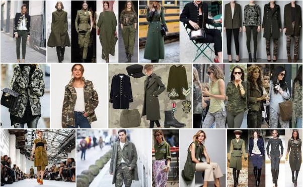 Stile militare donna