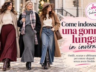 Come indossare una gonna lunga in inverno