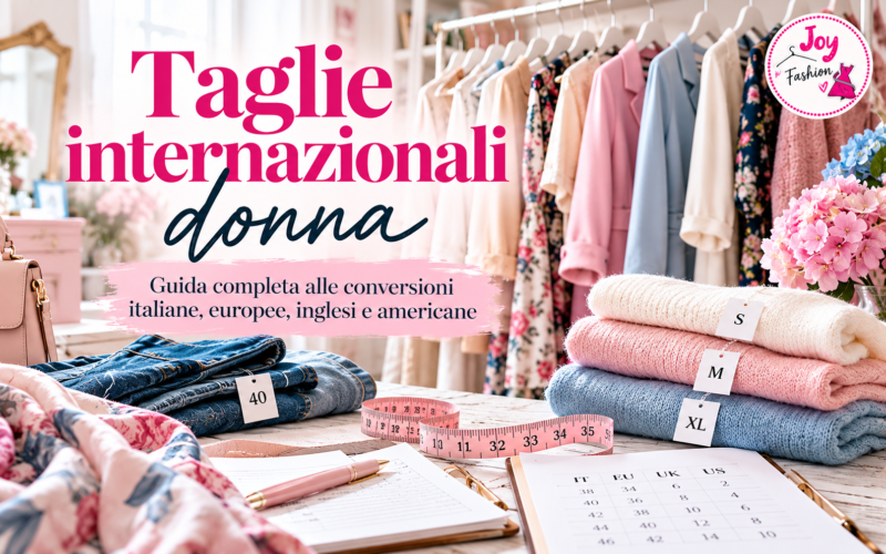 Guida alle Taglie Internazionali Donna Taglie internazionali donna: guida completa alle conversioni