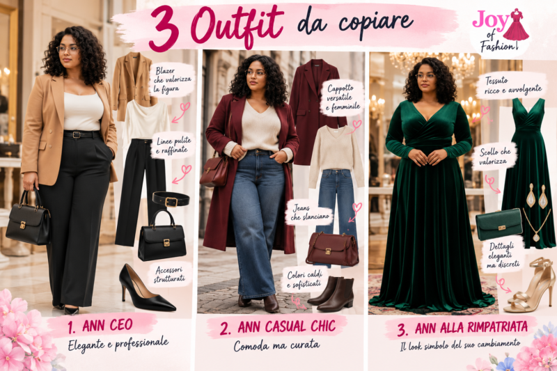 Tre outfit curvy da copiare